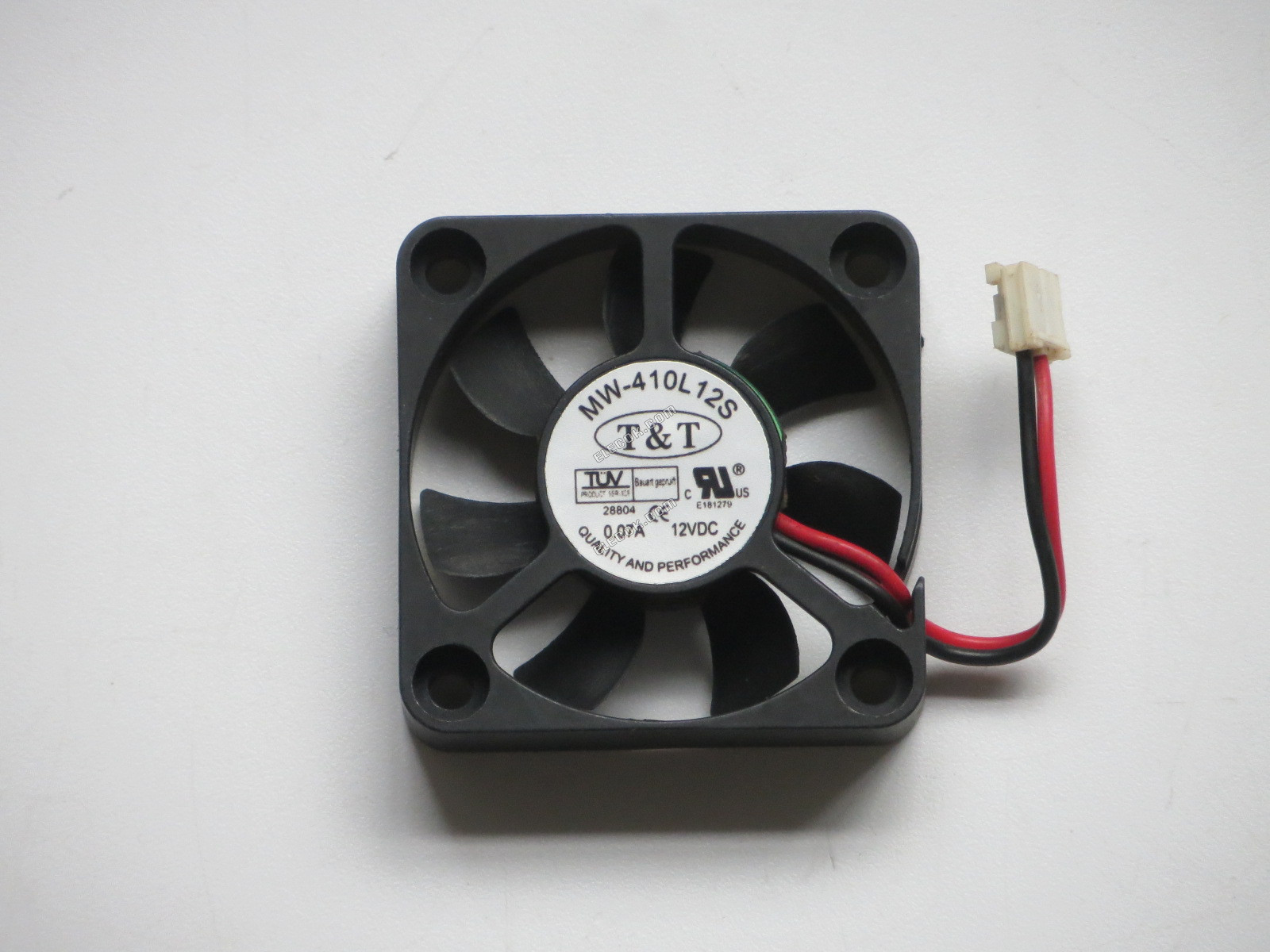 T&amp;T MW-410L12S 12V 0,07A 2 fils Ventilateur De Refroidissement 