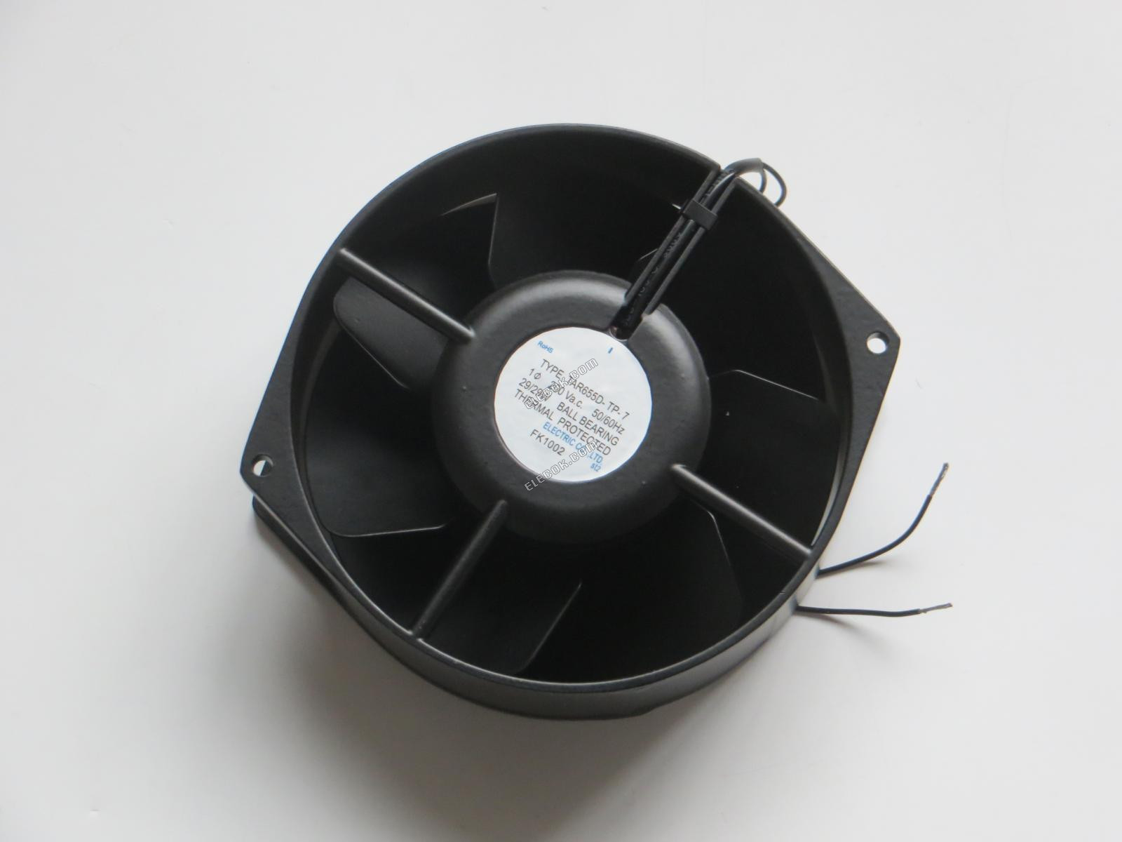 ROYAL FAN TAR655D-TP-7 2 wires Cooling Fan, Substitute 200V 29W 
