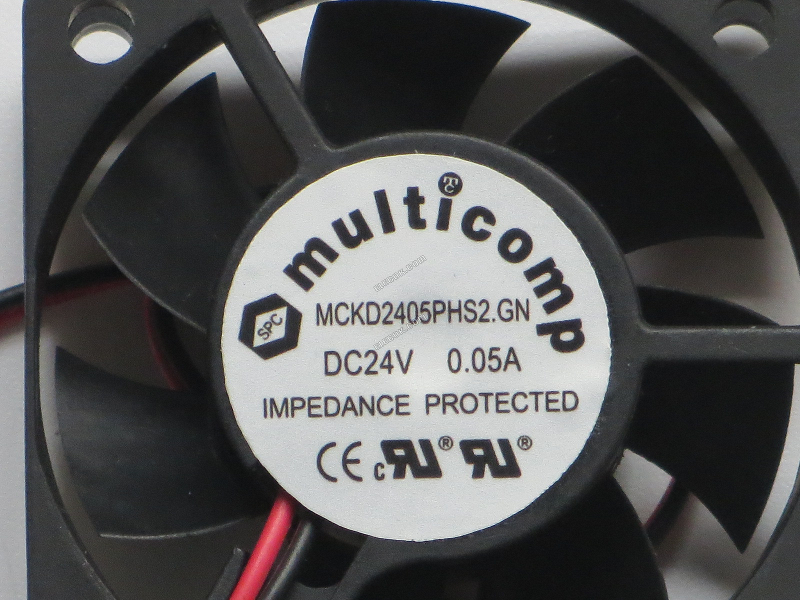 MULTICOMP MCKD2405PHS2.GN 24V 0.05A 2wires Cooling Fan 