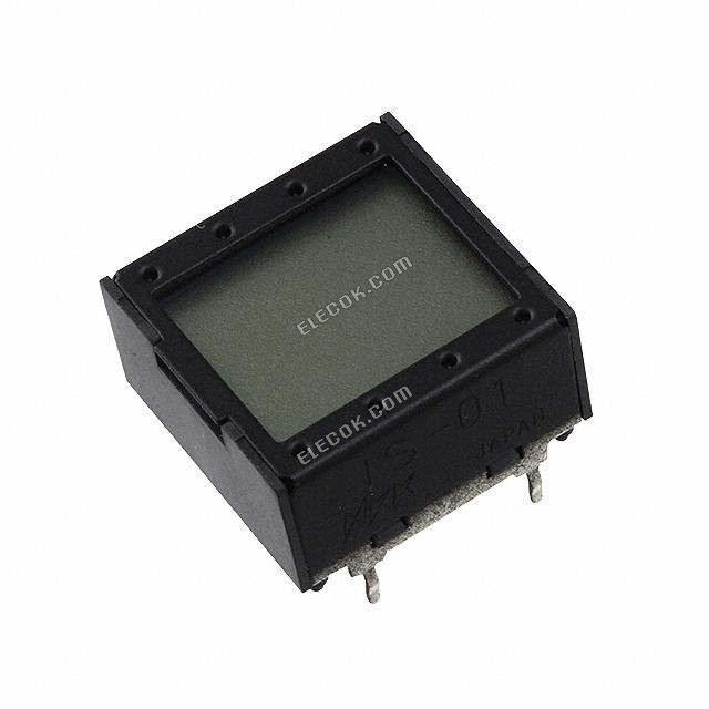 IS01EBFRGB Nkk Switches Graphic Lcd Display Module Transflective Black FSTN - Film Super-twisted Nematic SPI 0.7" 17.78mm 64 x 32 