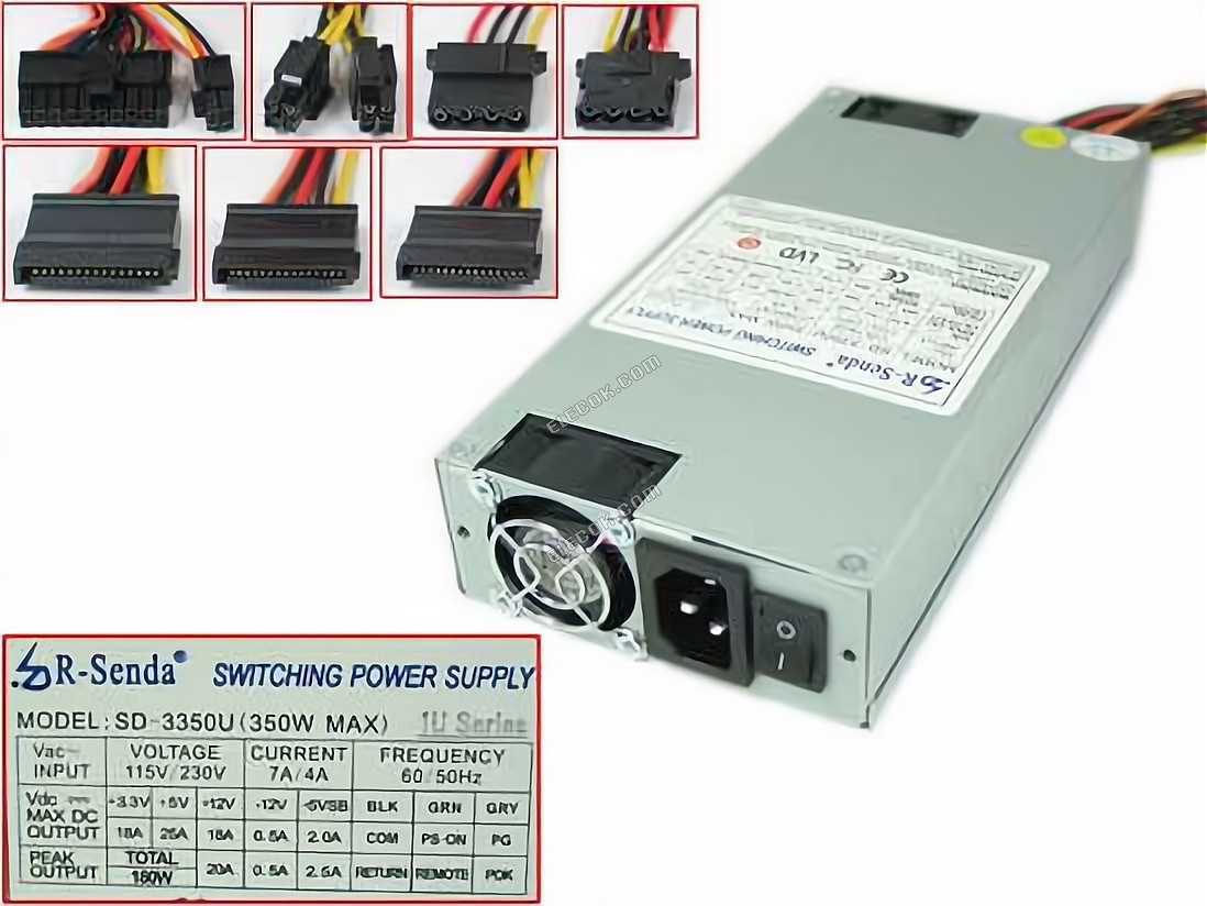 R-Senda / ROSOR SD-3350U Server - Strömförsörjning 115/230V 60/50Hz SD-3350U 