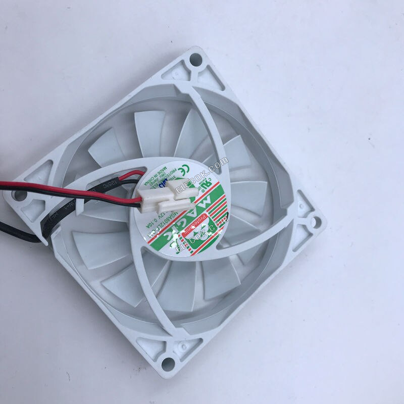 Protechnic Magic MGA8012LF-O15 Server-square Fan MGA8012LF-O15, White 2-wire 
