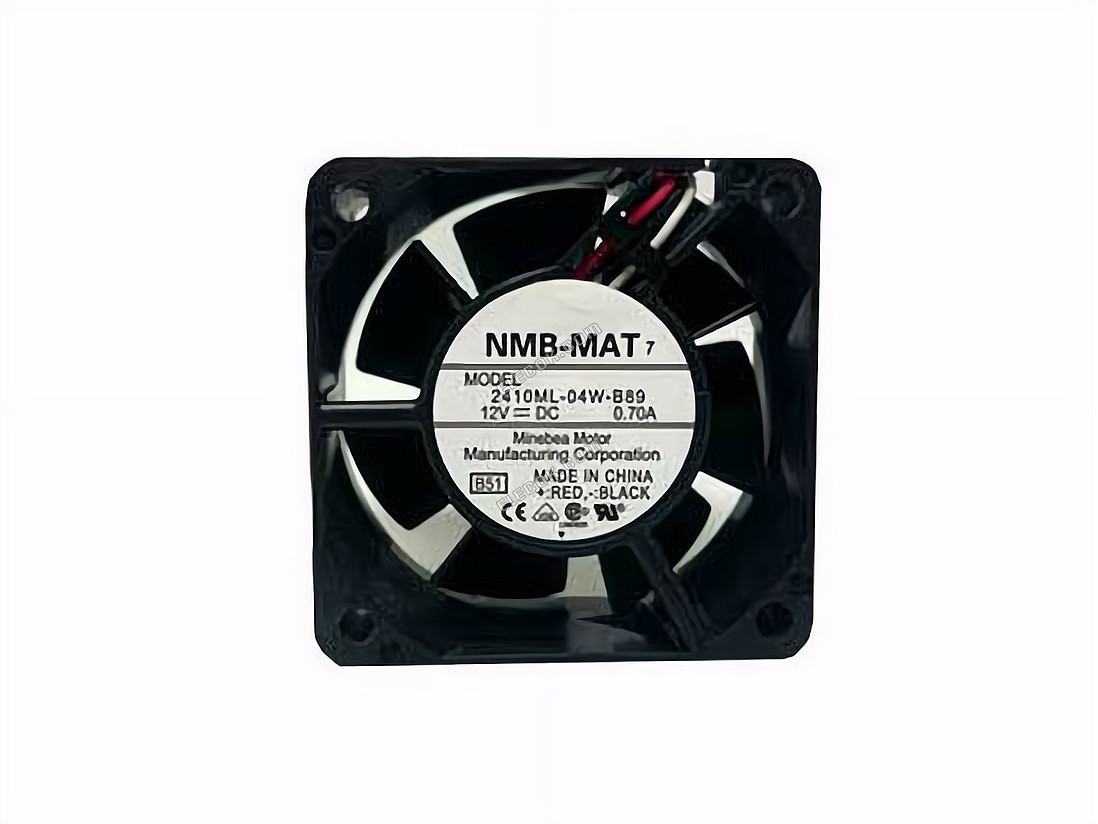 NMB 2410ML-04W-B89 6025 6cm 12V 0.70A 3 tråd velocimetry dobbelt kugleleje ventilator 