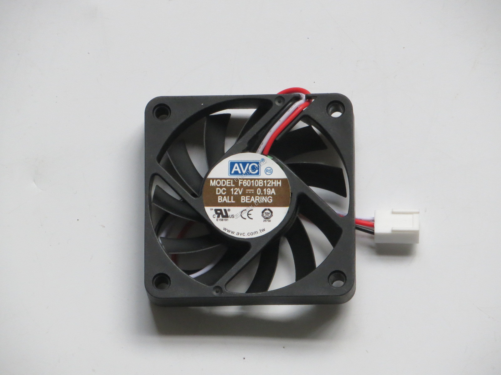 AVC F6010B12HH Server-square Fan F6010B12HH 12V 0.19A 3-wire 