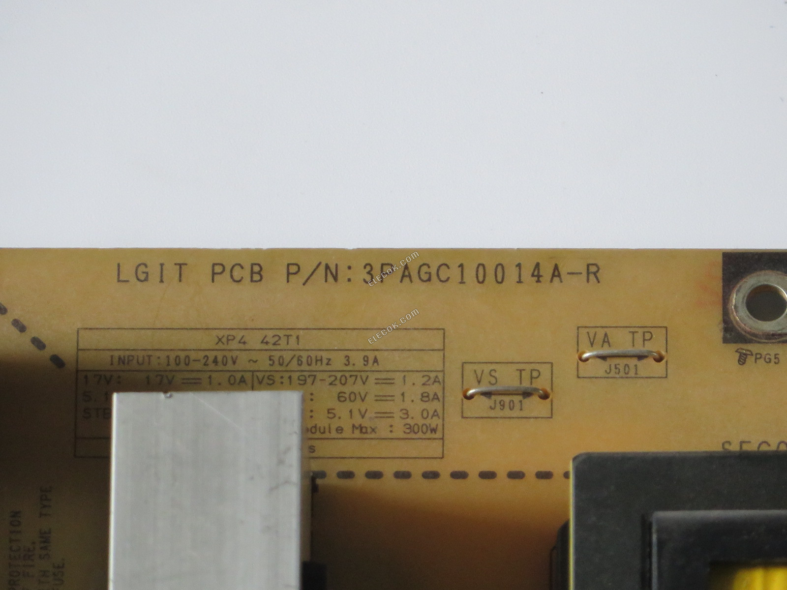 3PAGC10014A-R EAX61415301 EAY60912401 LG PSPF-L911A strømforsyningskort, brugt 