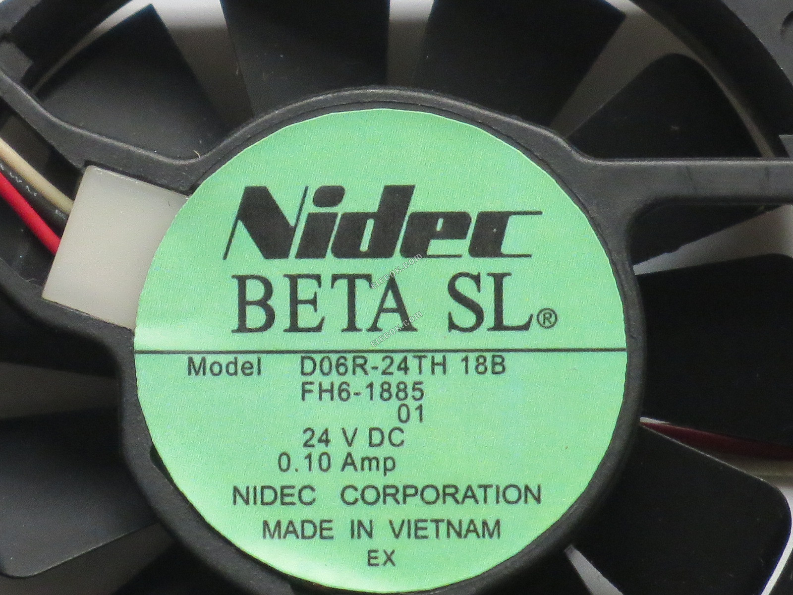 Nidec D06R-24TH 18B 24V 0.10A 3 draden koelventilator 