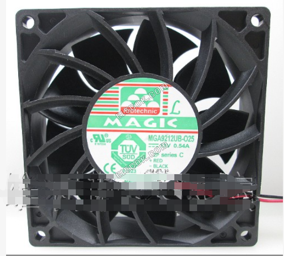 MAGIC MGA9212UB-O25 12V 0,54A 2 drähte kühllüfter 