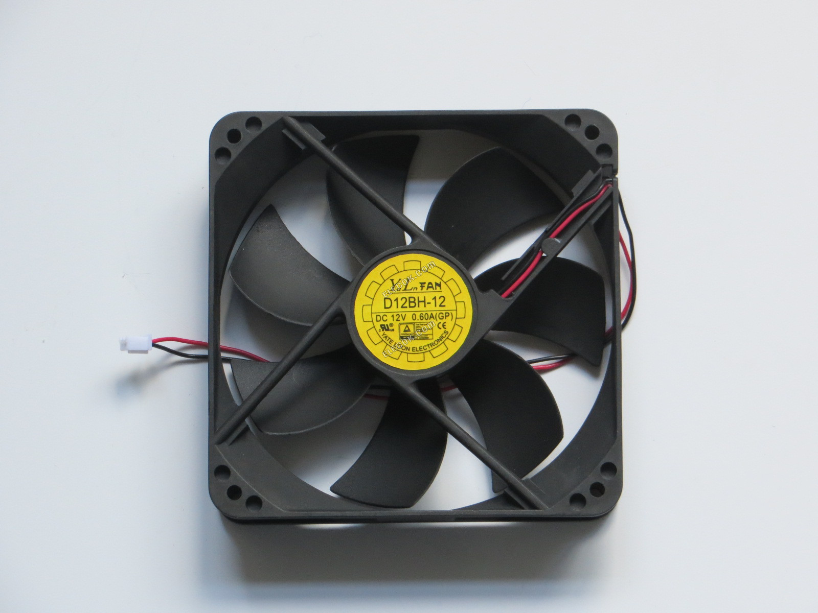 DJHAQDM Ventola Di Raffreddamento 120mm Per YATEL D12BH-12 – 12V 0.30A, 2 Fili, 120x120x25mm, Sostituzione Silenziosa