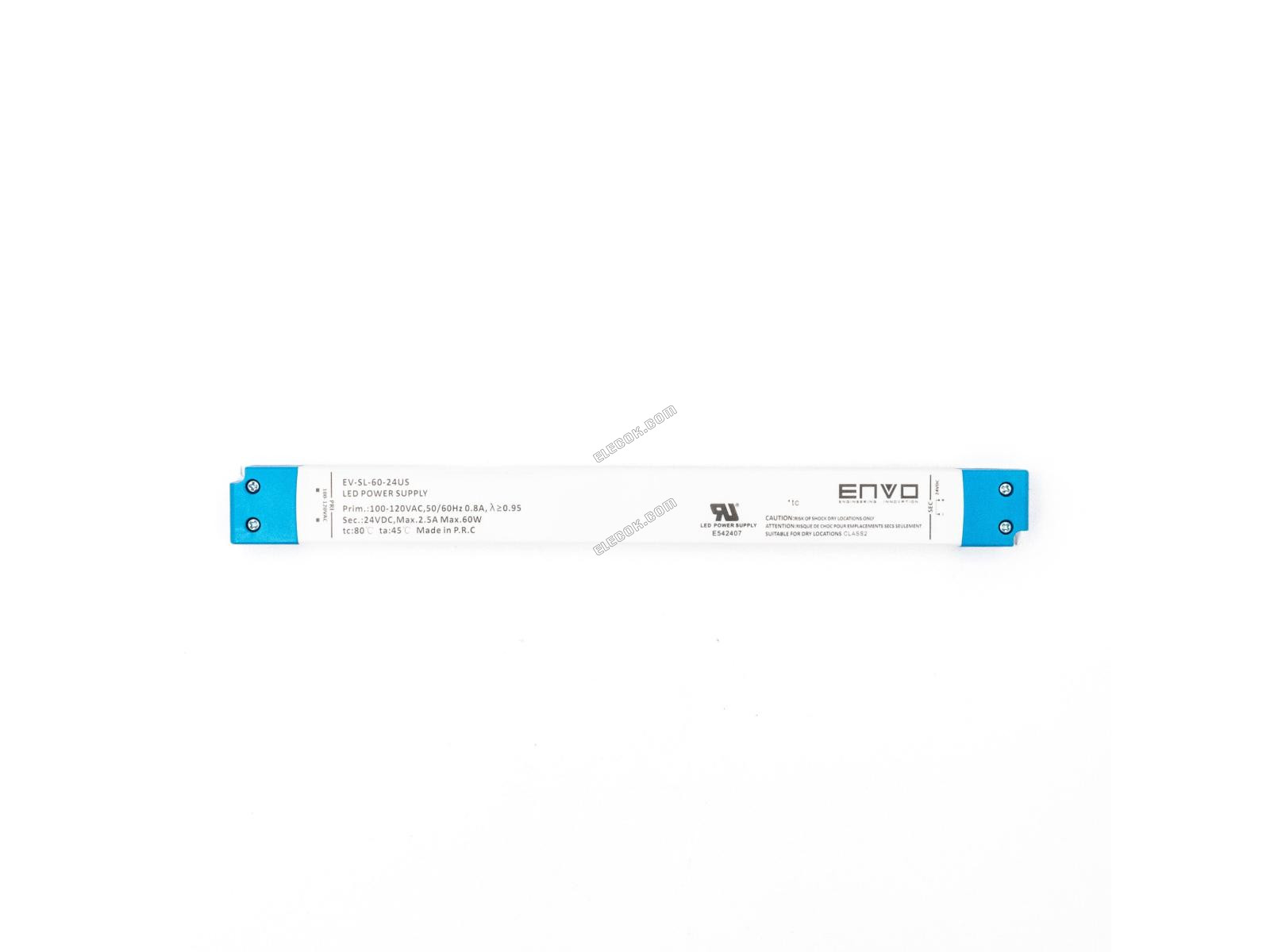 ENVO EV-SL-60-24US Linear Type LED Driver 60W 24V 