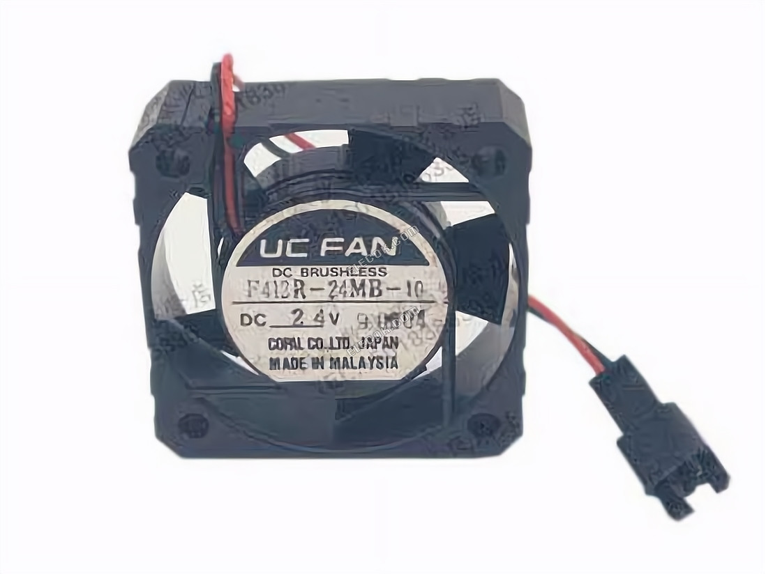 UC ファンF412R-24MB-10 サーバー- 正方形ファン24V, sq40x40x15mm, 100x2Wx2P 2線