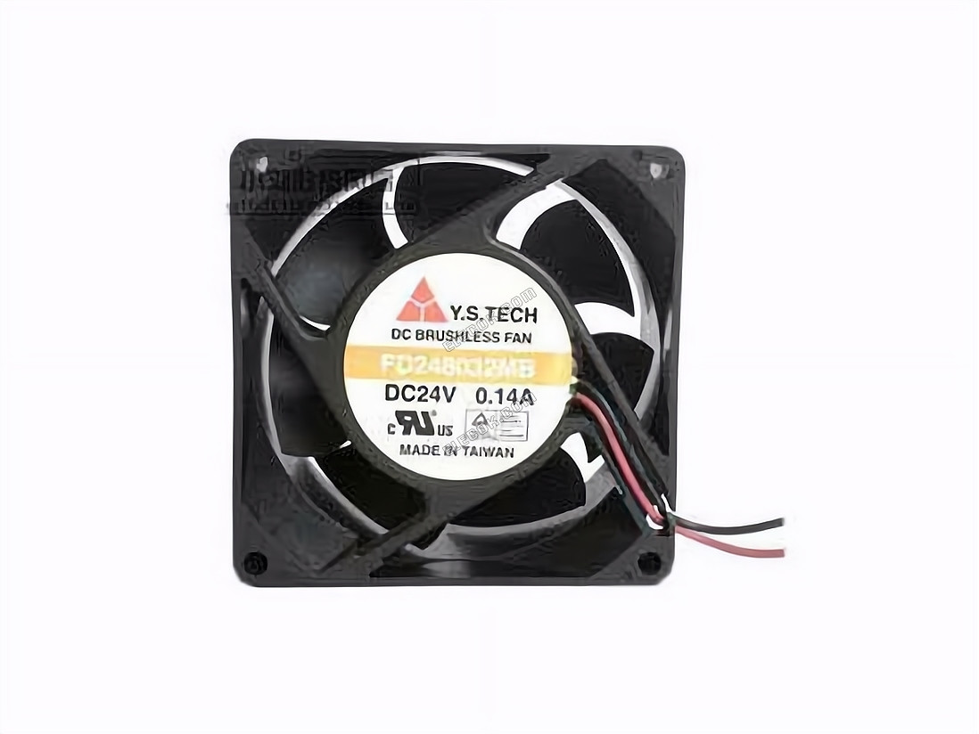 Y.S TECH FD248032MB 서버 - 사각형 팬 SF80x80x32, w2, 24V 0.14A 2선 