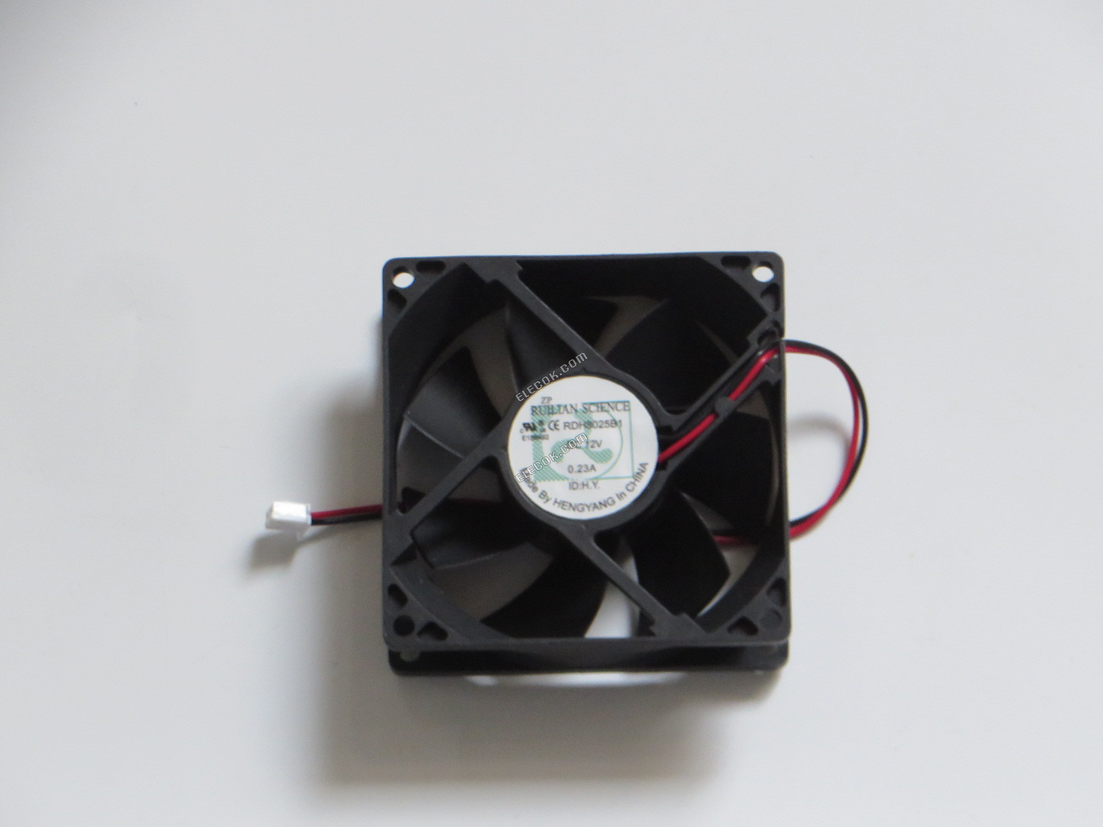 RUILIAN RDH8025B1 12V 0,23A 2 καλώδια ανεμιστήρας ψύξης 