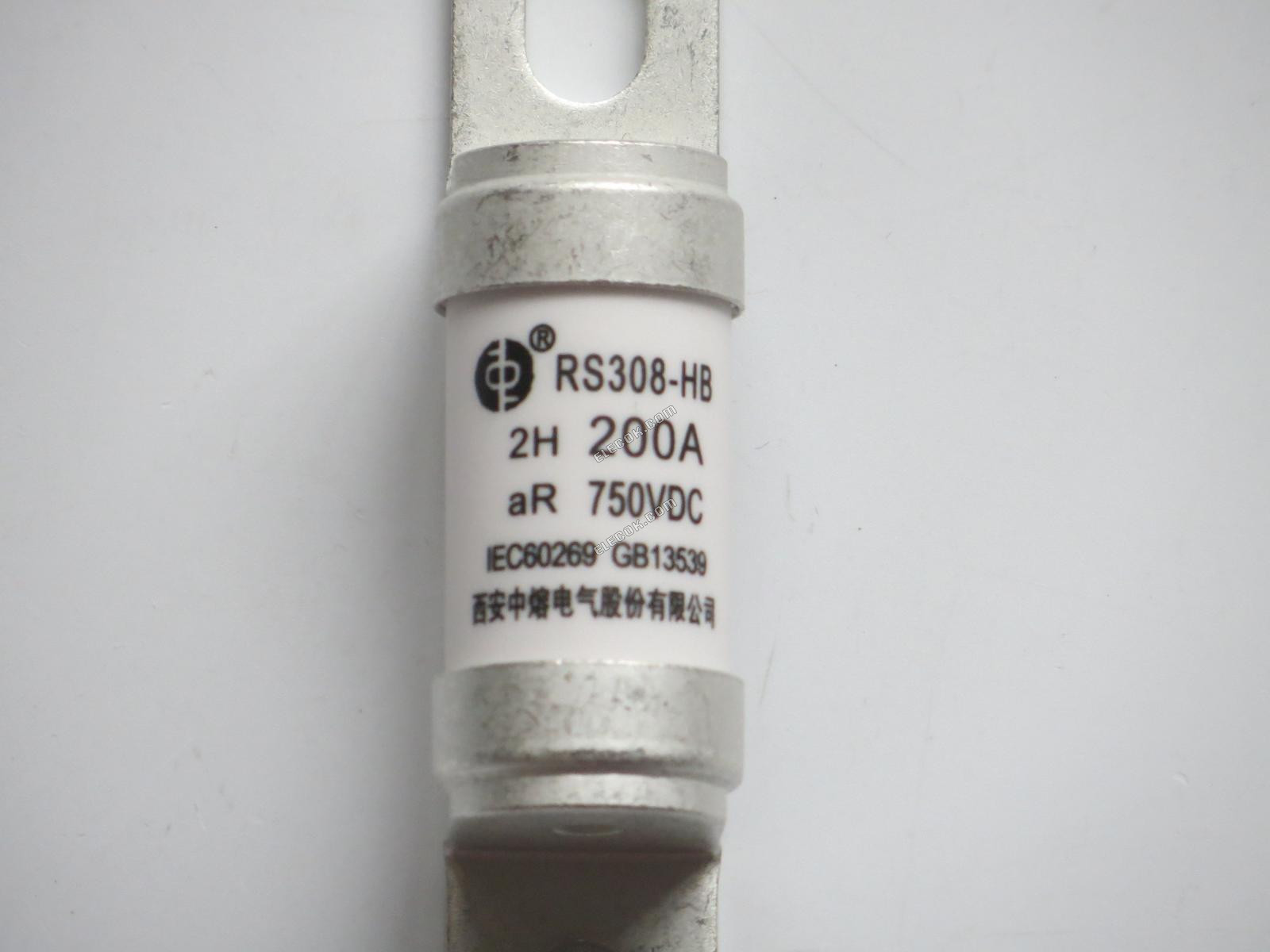 RS308-HB 2H 200A 750VDC Fuse 