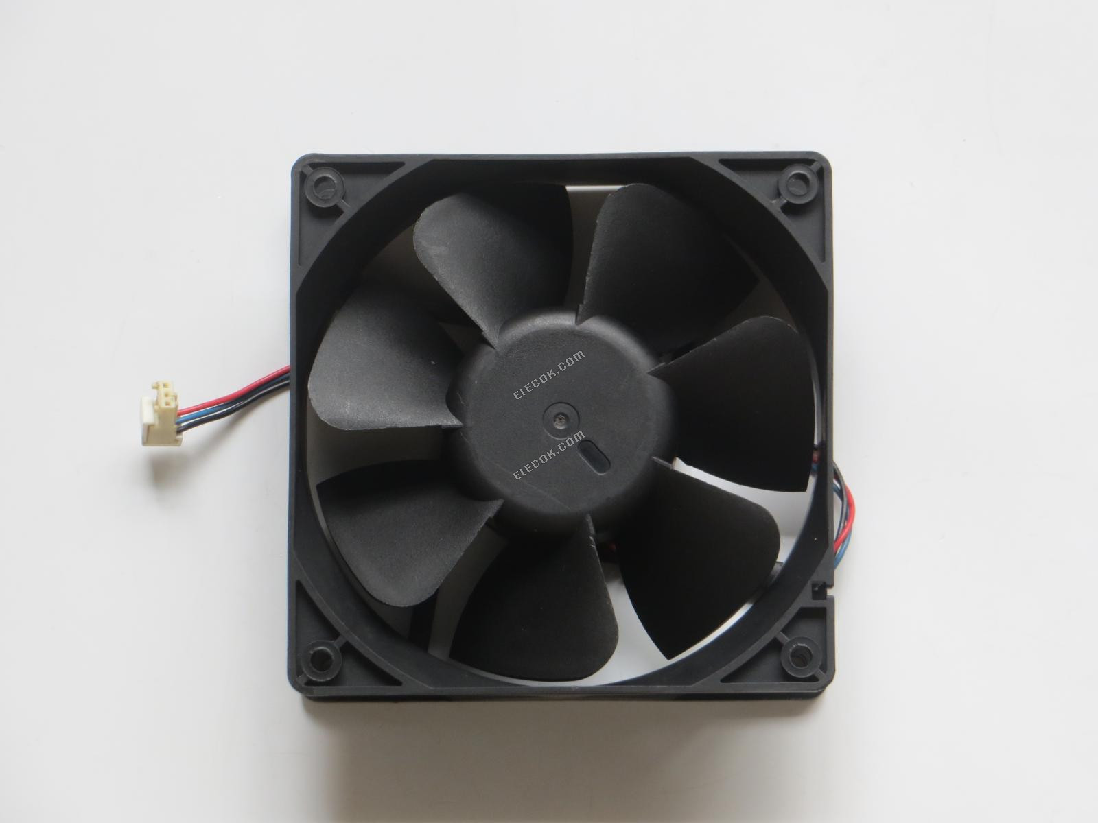 Delta Electronics WFC1212BE Server - Ventola Quadrata -F00, sq120x120x38, w40x3x3, 12V 0,65A 3 fili 