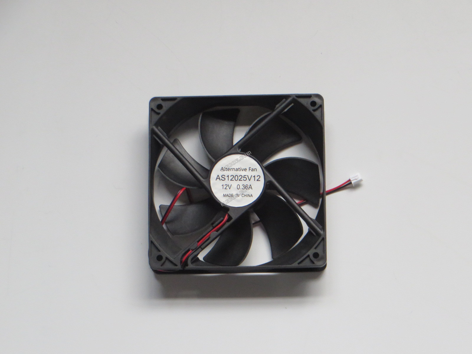 HK AS12025V12 12V 0,36A 2fios ventoinha, substituição 