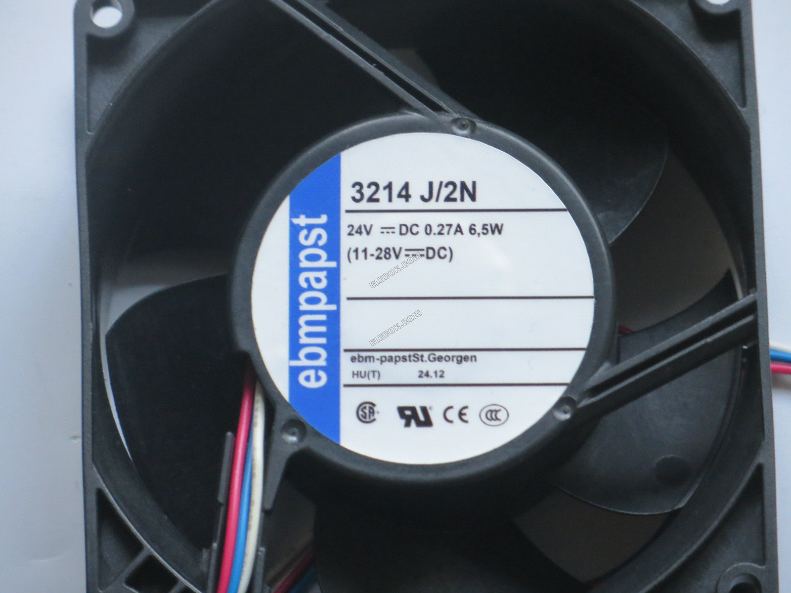 Ebmpapst 3214J/2N 24V 270ma 6.5W 3 wires Cooling Fan, new 