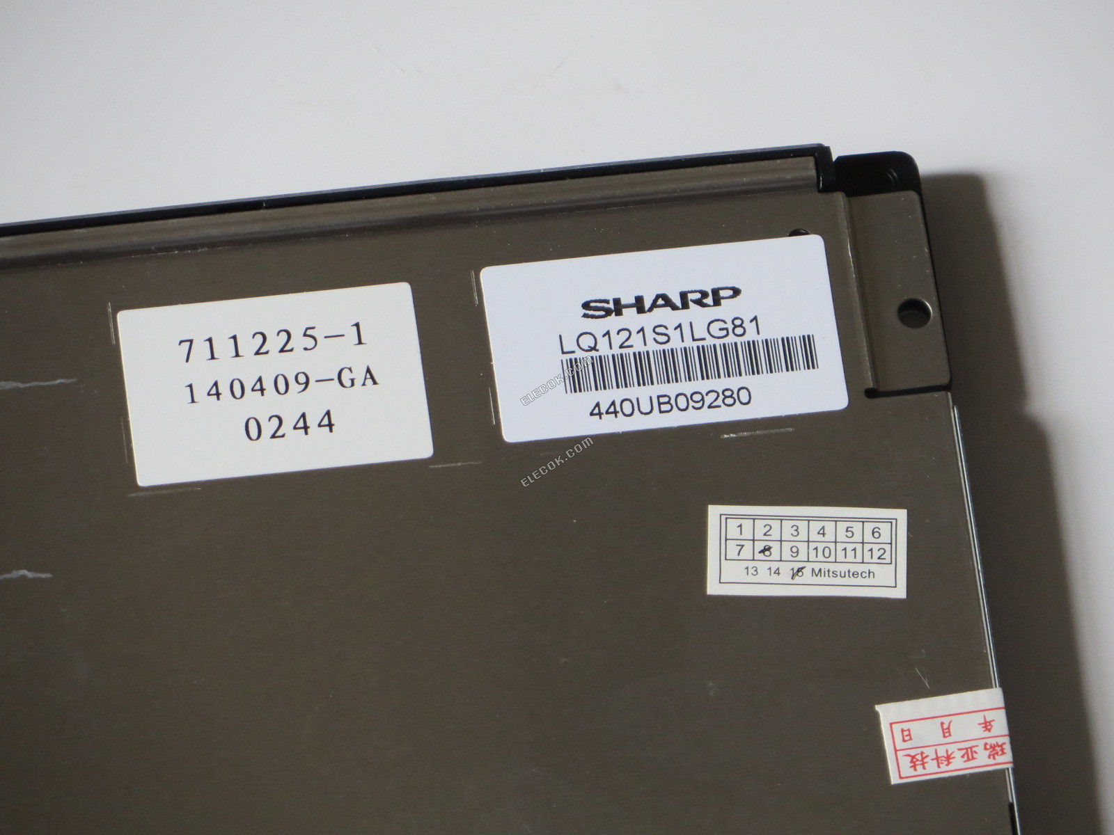 LQ121S1LG81 SHARP 12.1" A-si TFT-LCD Panel used 