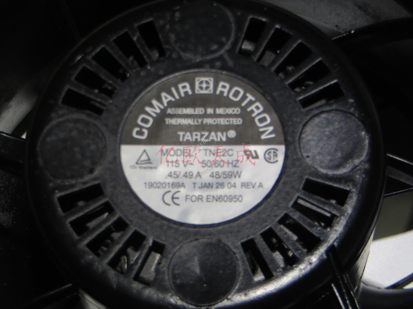 Comair Rotron TNE2C 115V 2wires Cooling Fan, refurbished 