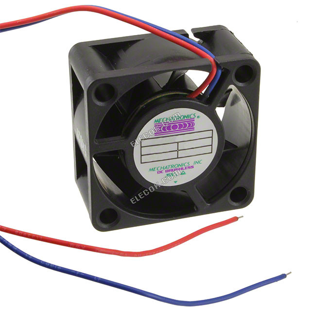 G4020H24B-RSR-EM Mechatronics VENTILATOR AXIAL 40X20MM IP57 24VDC 2 Draad Aansluitdraden 