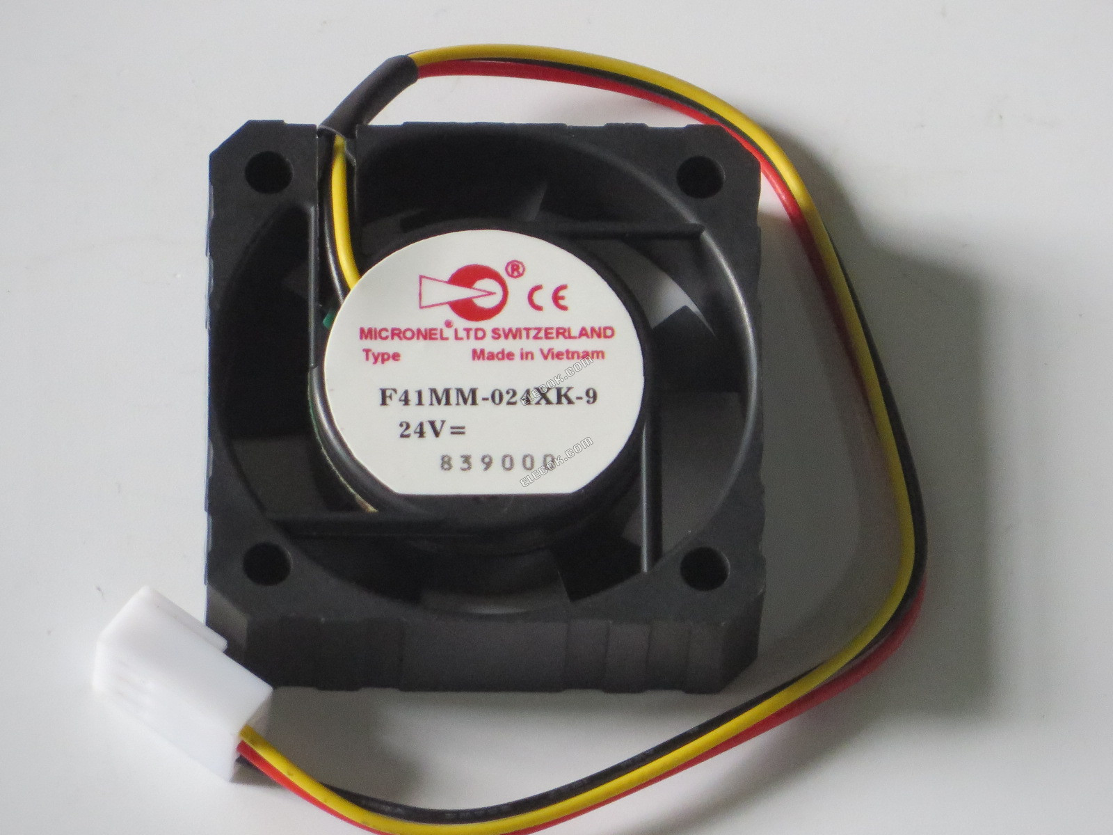 MICRONEL F41MM-024XK-9 24V 0,032A 3 cable Ventilador De Refrigeración 
