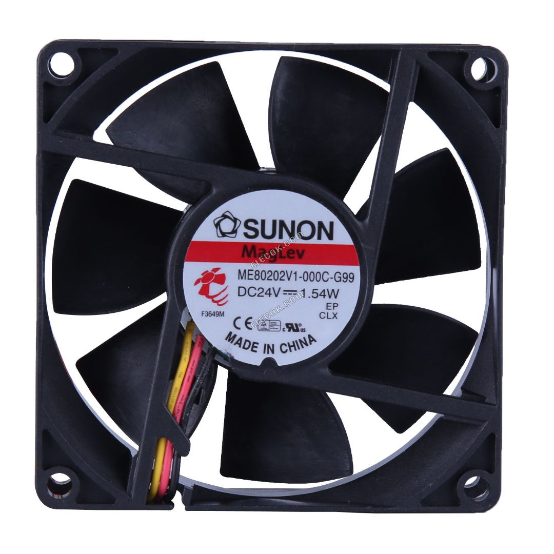 SUNON ME80202V1-000C-G99 24V 1.54W 2wires cooling fan 