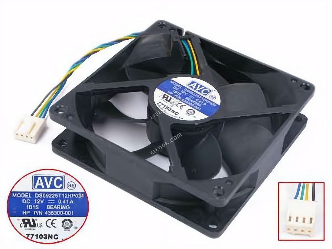 AVC DS09225T12HP031 12V 0.41A Cooling Fan 