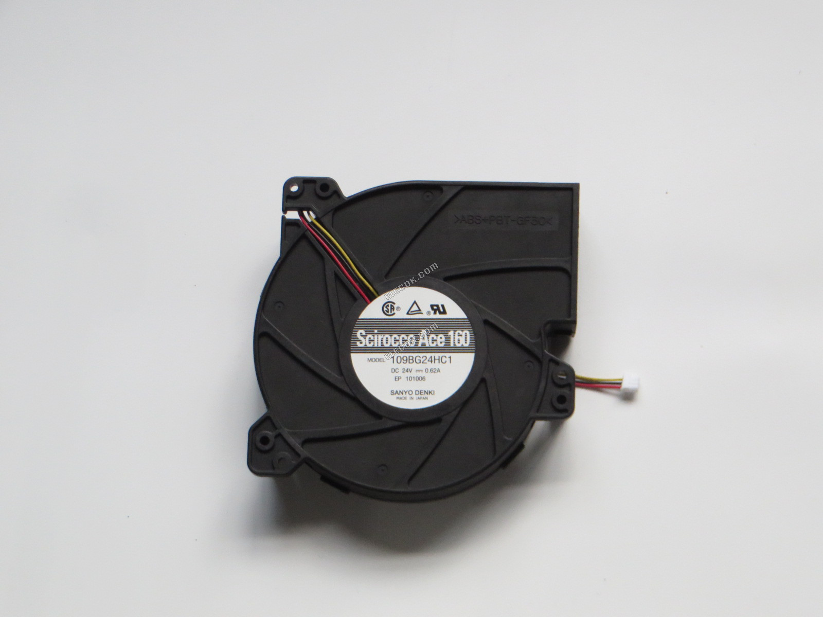 Sanyo 109BG24HC1 24V 0.62A 14.88W 3wires Cooling Fan 