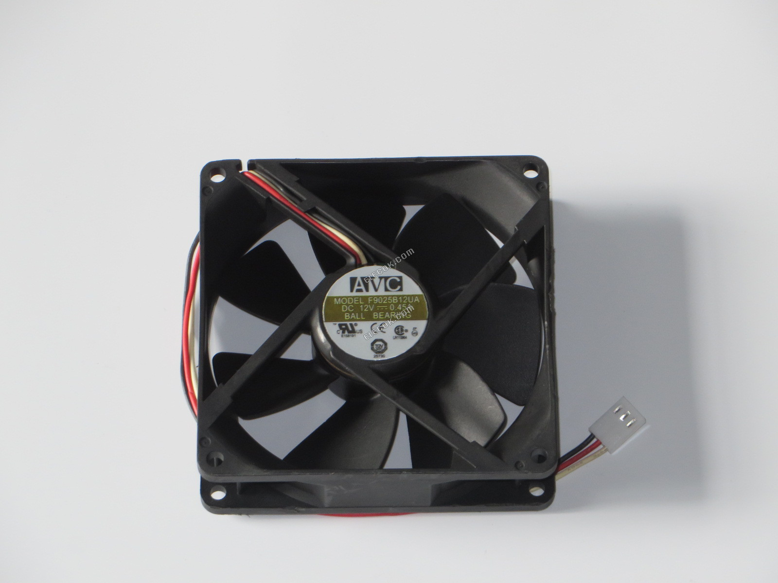 AVC F9025B12UA 12V 0.45A 3선 냉각 팬 