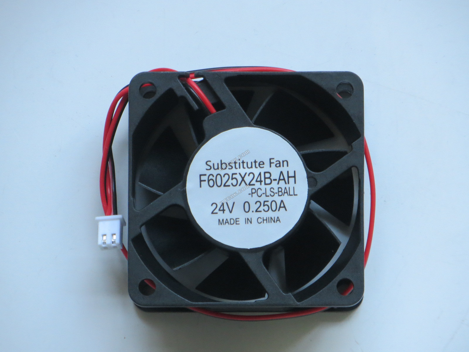 NONOI F6025X24B-AH-PC-LS-BALL DC 24V 0.250A 2wires Cooling Fan, substitute 
