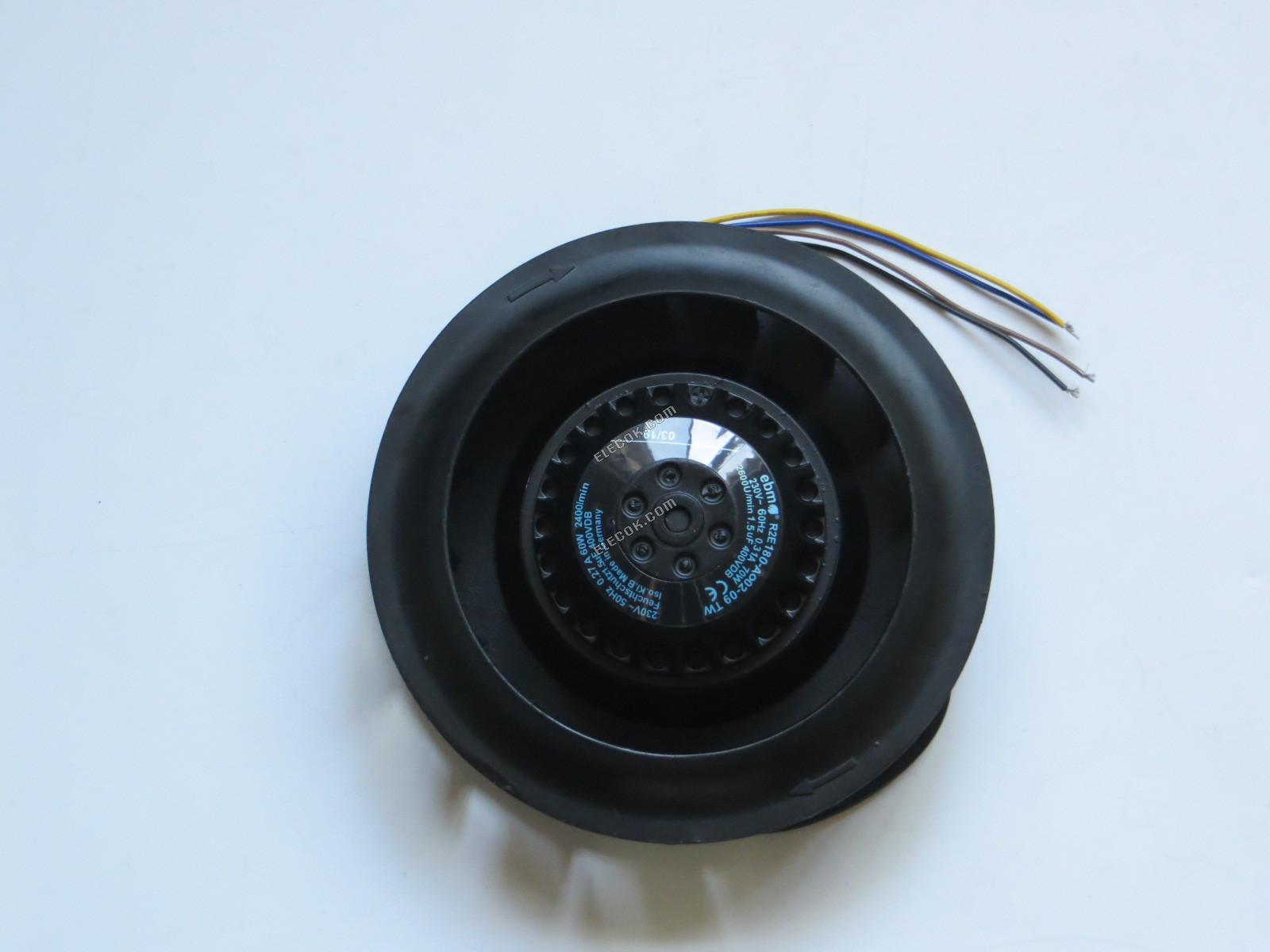 R2E180-AOO2-09 230V 0,27A 60W ebmpapst erstatning brugt 