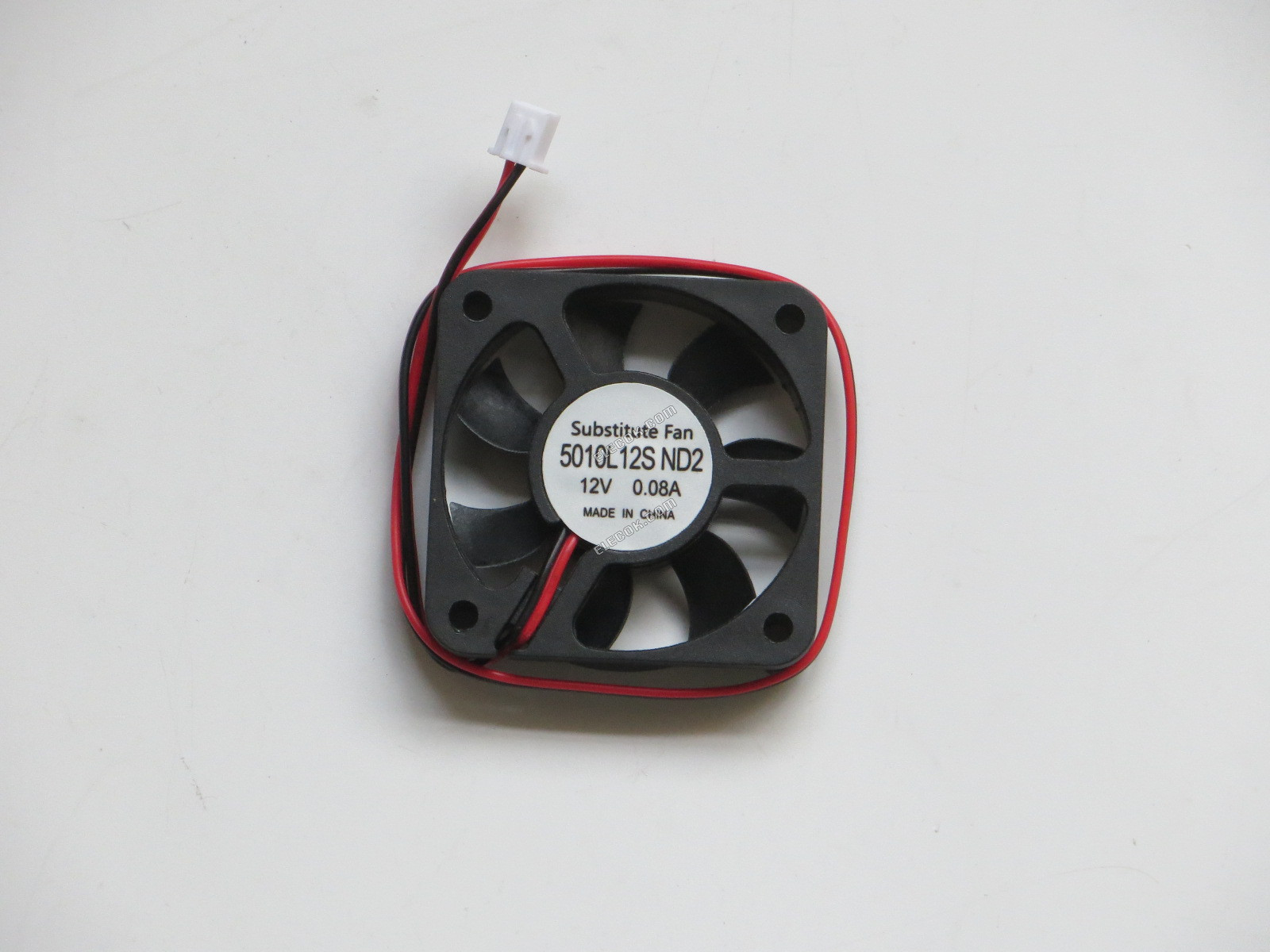 T&amp;t 5010L12S ND2 Server - Frameless / GPU Fan 12V 0.08A, dia46, ctc25, w90x2x2 2-wire, Substitute 