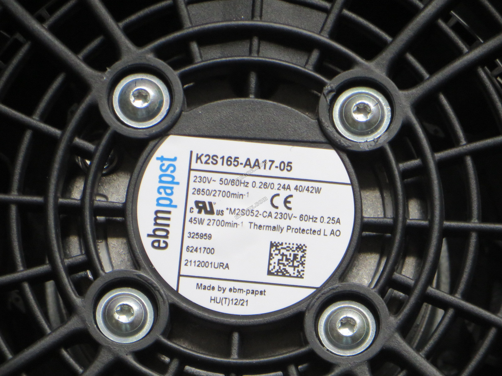 Ebmpapst K2S165-AA17-05 230V 50/60HZ 40/42W Fan 
