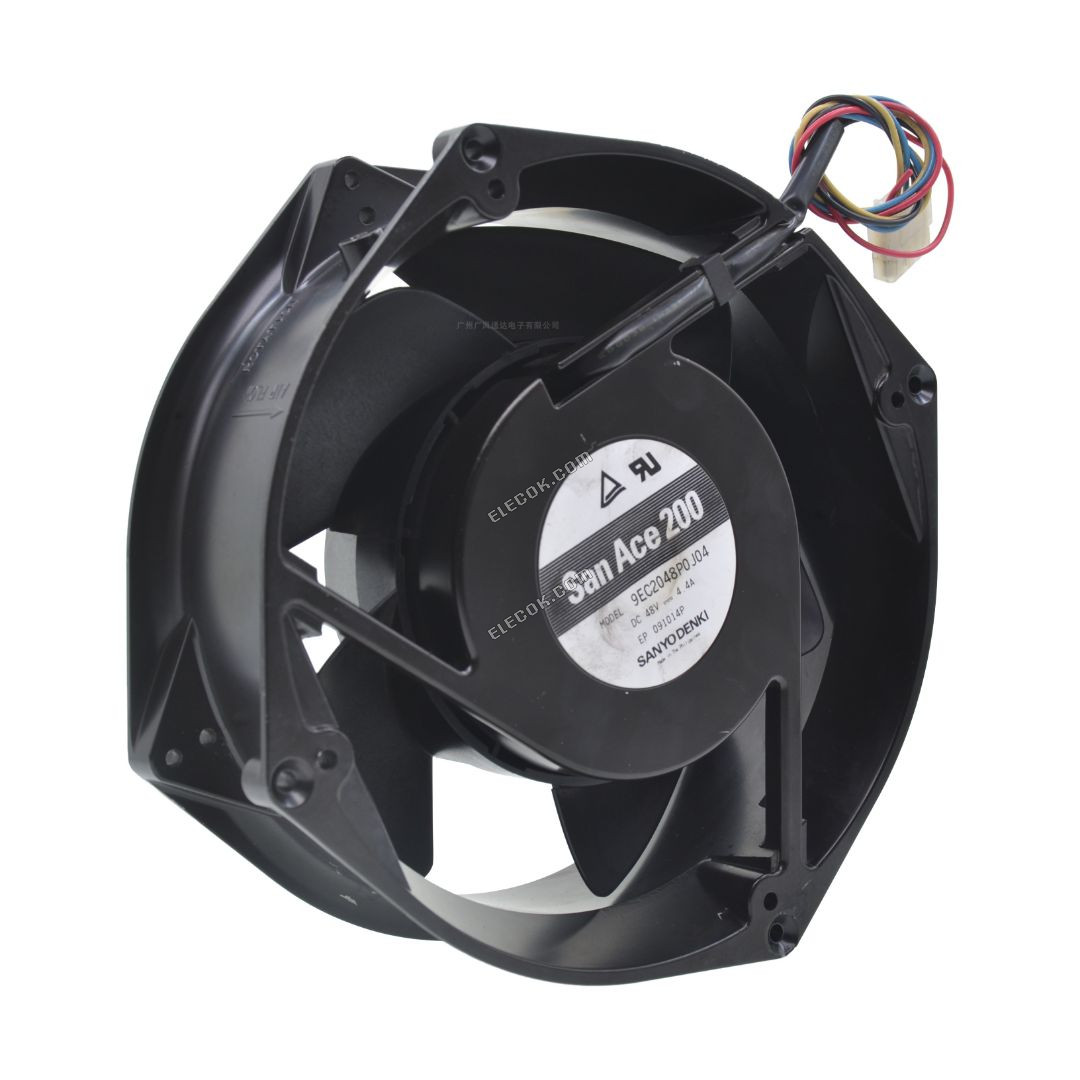 Sanyo 9EC2048P0J04 48V 4.4A 4wires Cooling Fan 