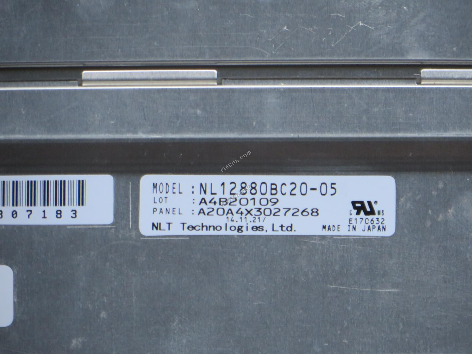 NL12880BC20-05 NEC 12.1" A-si TFT-LCD Panel, Inventory New 