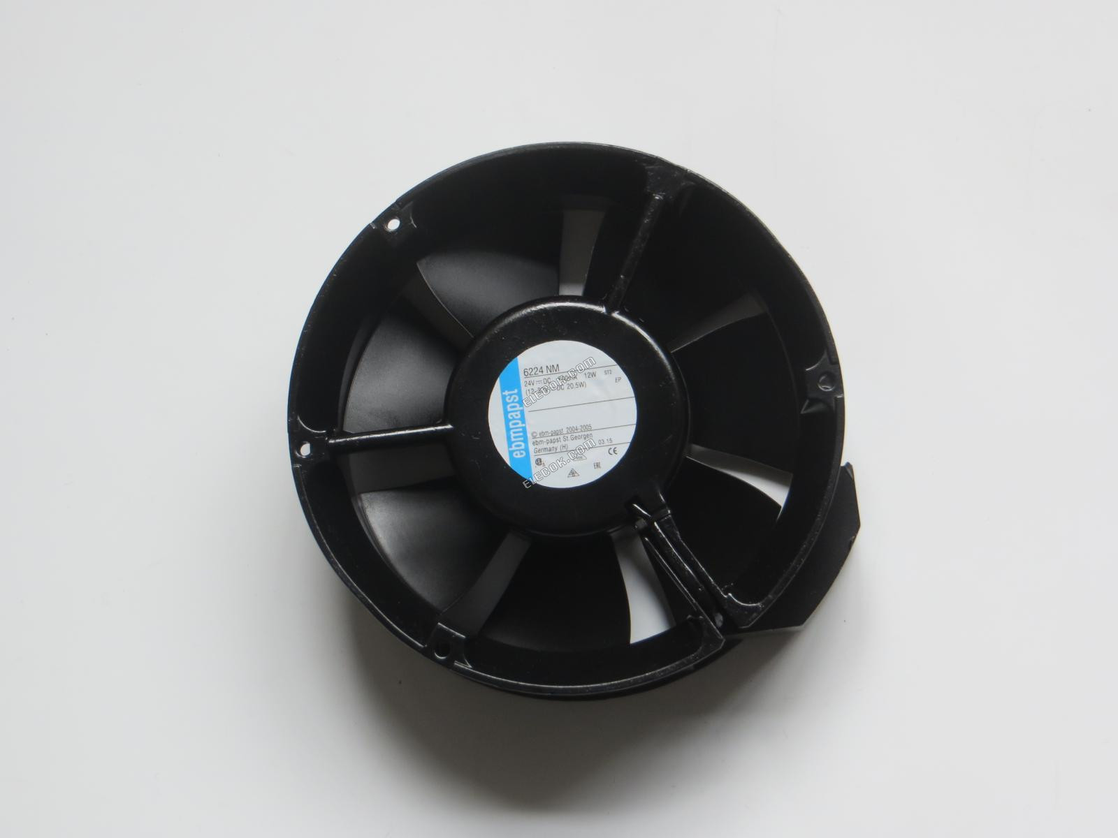 Ebmpapst 6224NM 24V 500mA 12W Connettore A Terminale Ventola Di Raffreddamento, ristrutturato 