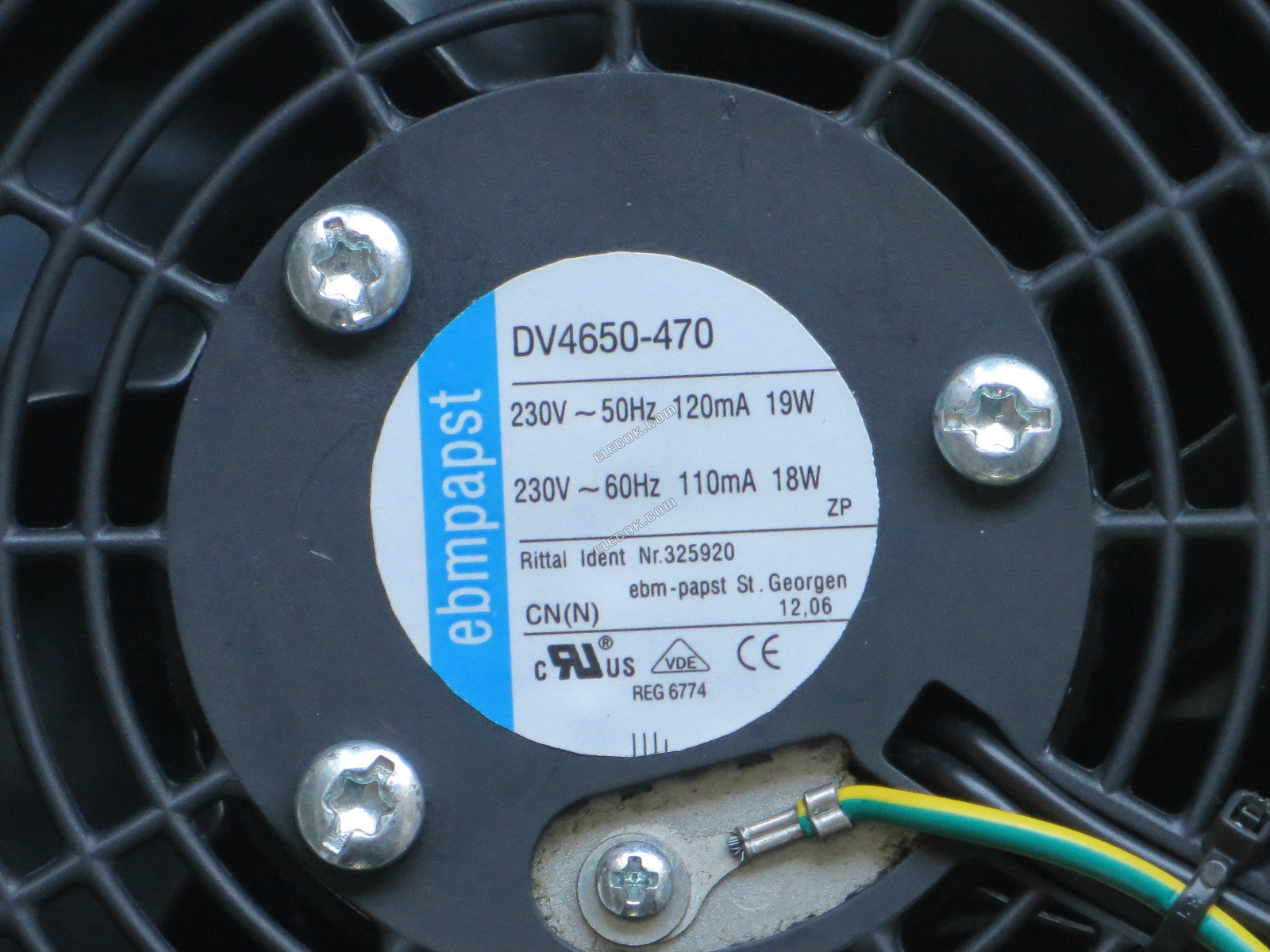 Ebmpapst DV4650-470 230V 110/120mA 18/19W wentylator chłodzący, oryginalny nowy 