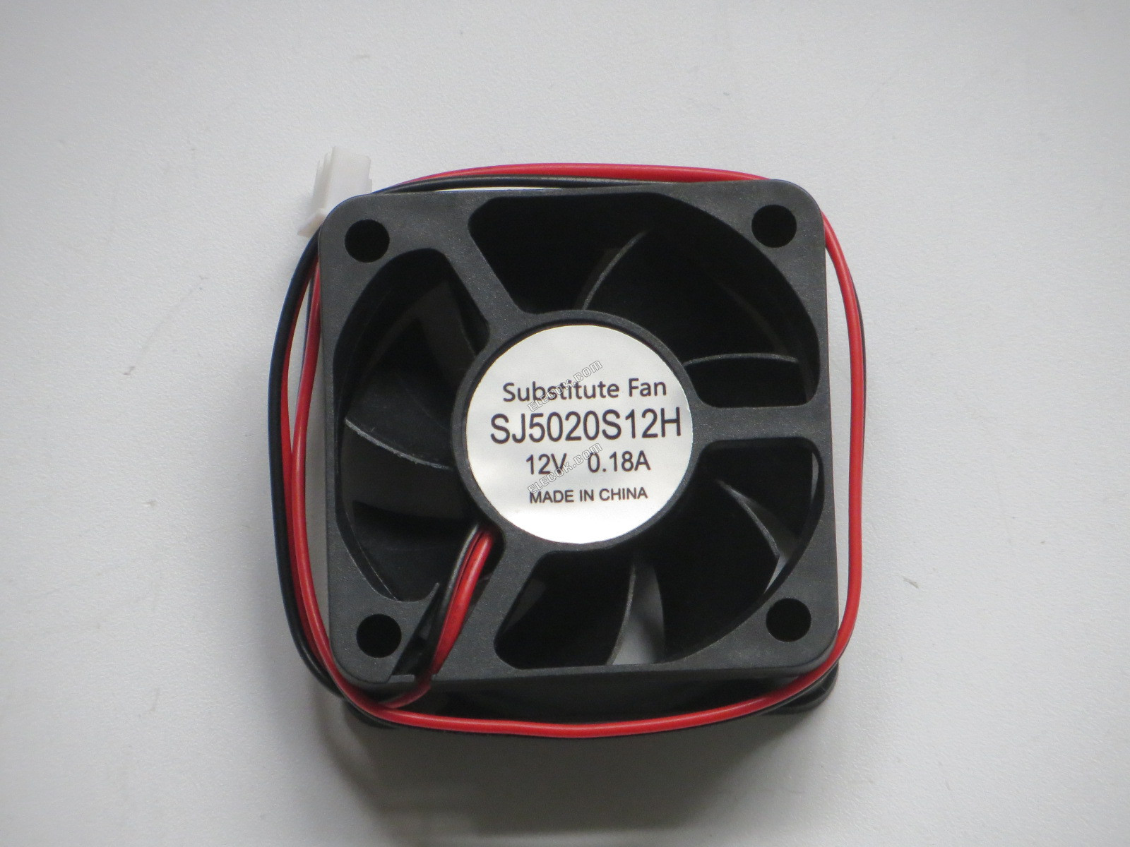 SJ5020S12H 12V 0.18A 2wires Cooling Fan, substitute 