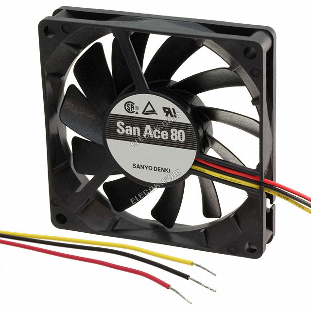Sanyo 109P0824H601 24V 0.12A 3wires Cooling Fan 