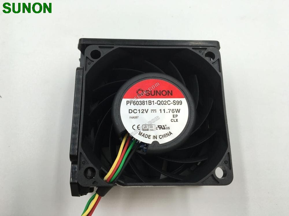 SUNON PF60381B1-Q02C-S99 12V 11.76W 3wires cooling fan 