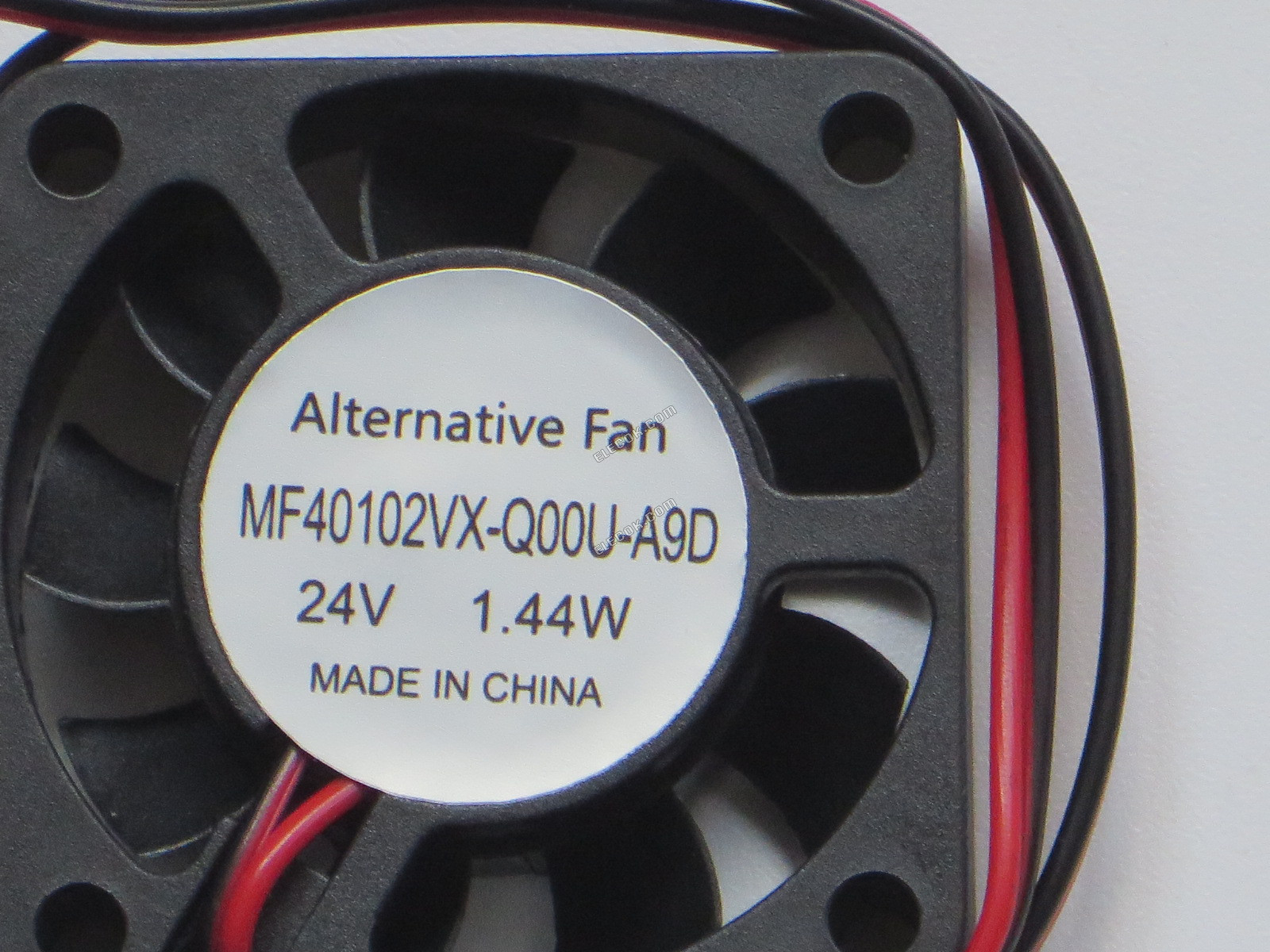 SUNON MF40102VX-Q00U-A9D 24V 1.44W 2wires Cooling Fan with white connector, substitute 