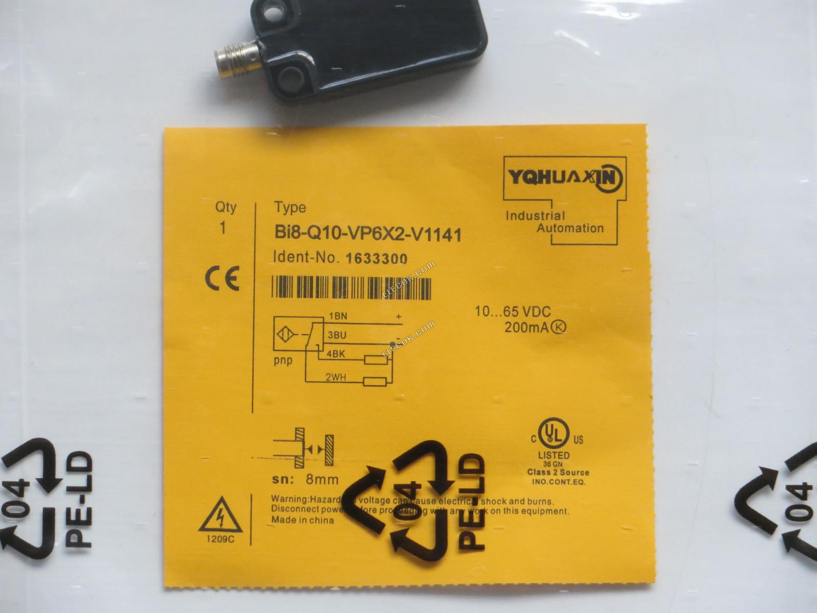TURCK BI8-Q10-VP6X2-V1141 Inductive 近接センサー代替品