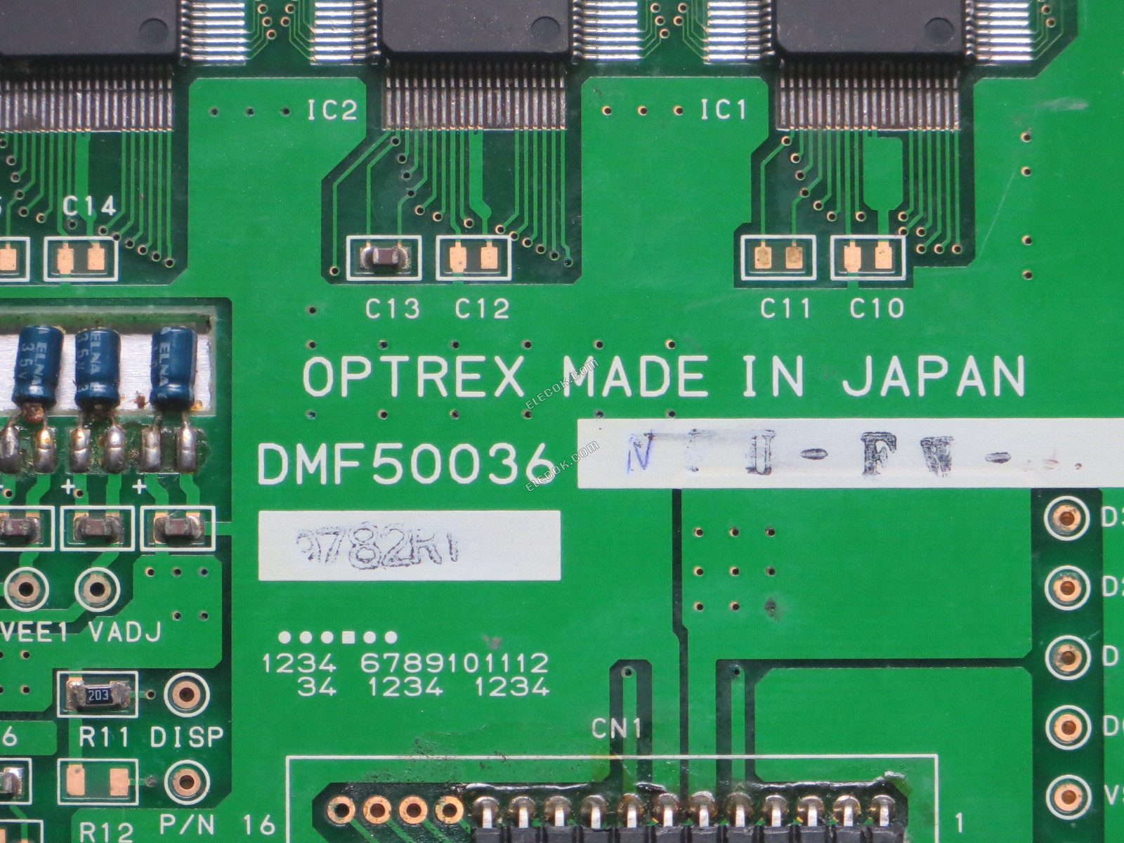 DMF50036 NFU-FW OPTREX LCD, brugt 