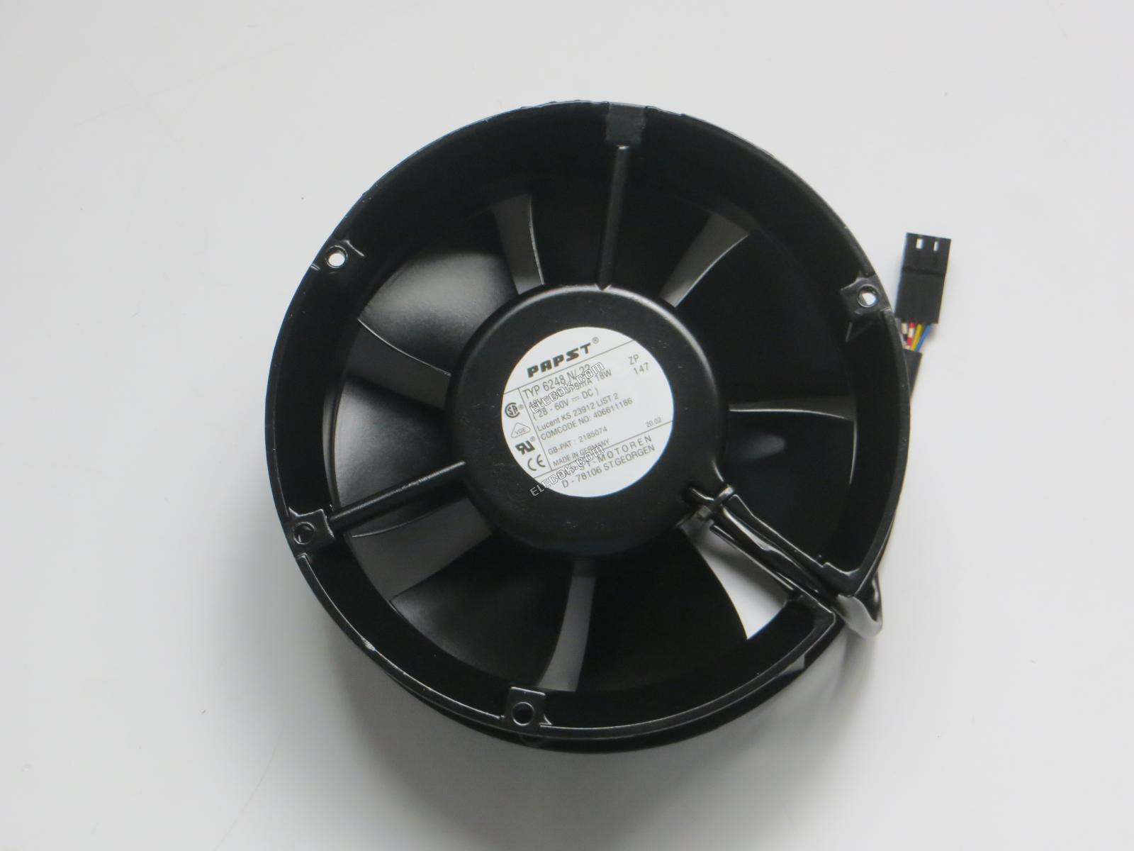 TYP6248N/22 48V 18W 4wires ebmpapst Fan refurbished 