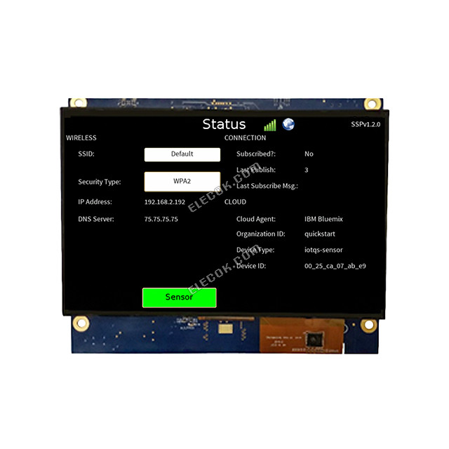 SYG-70CP-BA Future Designs, Inc. RENESAS SYNERGY 7.0" PCAP TOUCH display panel 