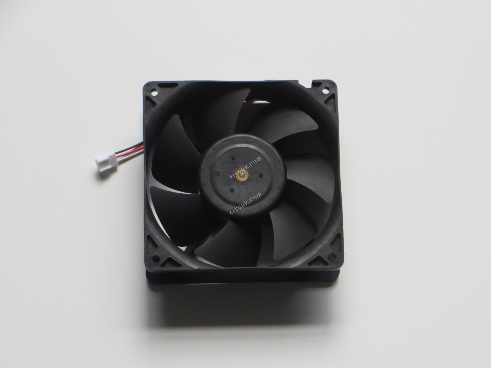 NIDEC D12E-24PG 24V 0.37A 3 wires Cooling Fan, Refurbished 