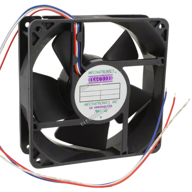 G1238E24B1-FSR-WS-EM Mechatronics FAN AXIAL 120X38MM TACH 24VDC 3 Wire Leads 