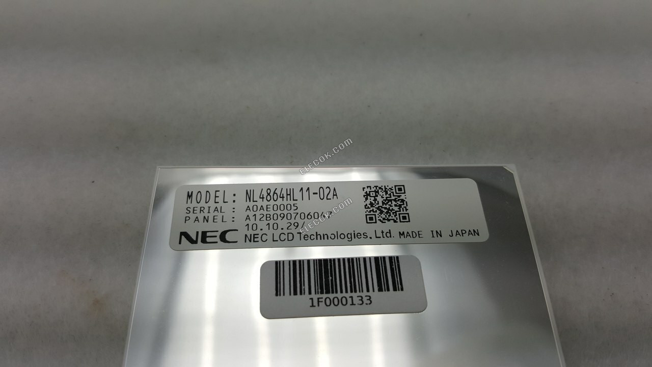 NL4864HL11-02A NEC 3,5" Panneau TFT-LCD LTPS 