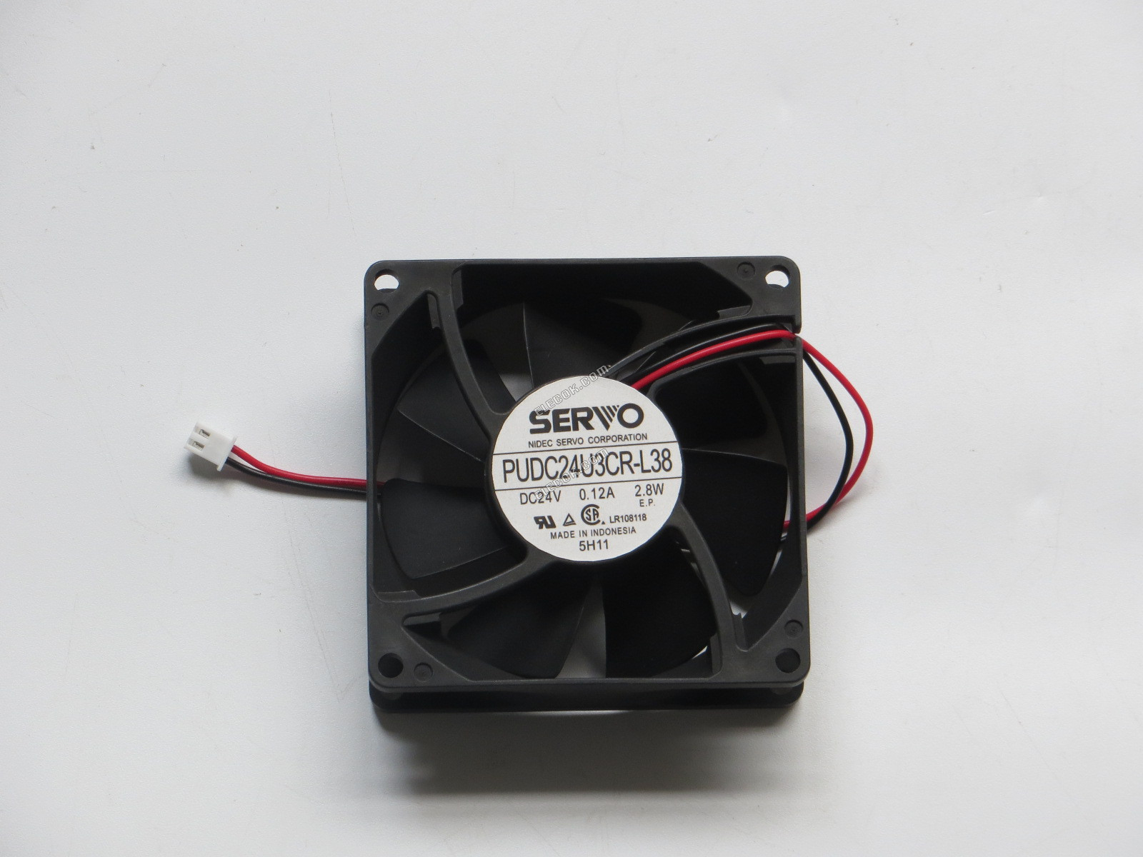 SERVO PUDC24U3CR-L38 24V 0.12A 2.8W 2wires Cooling Fan 