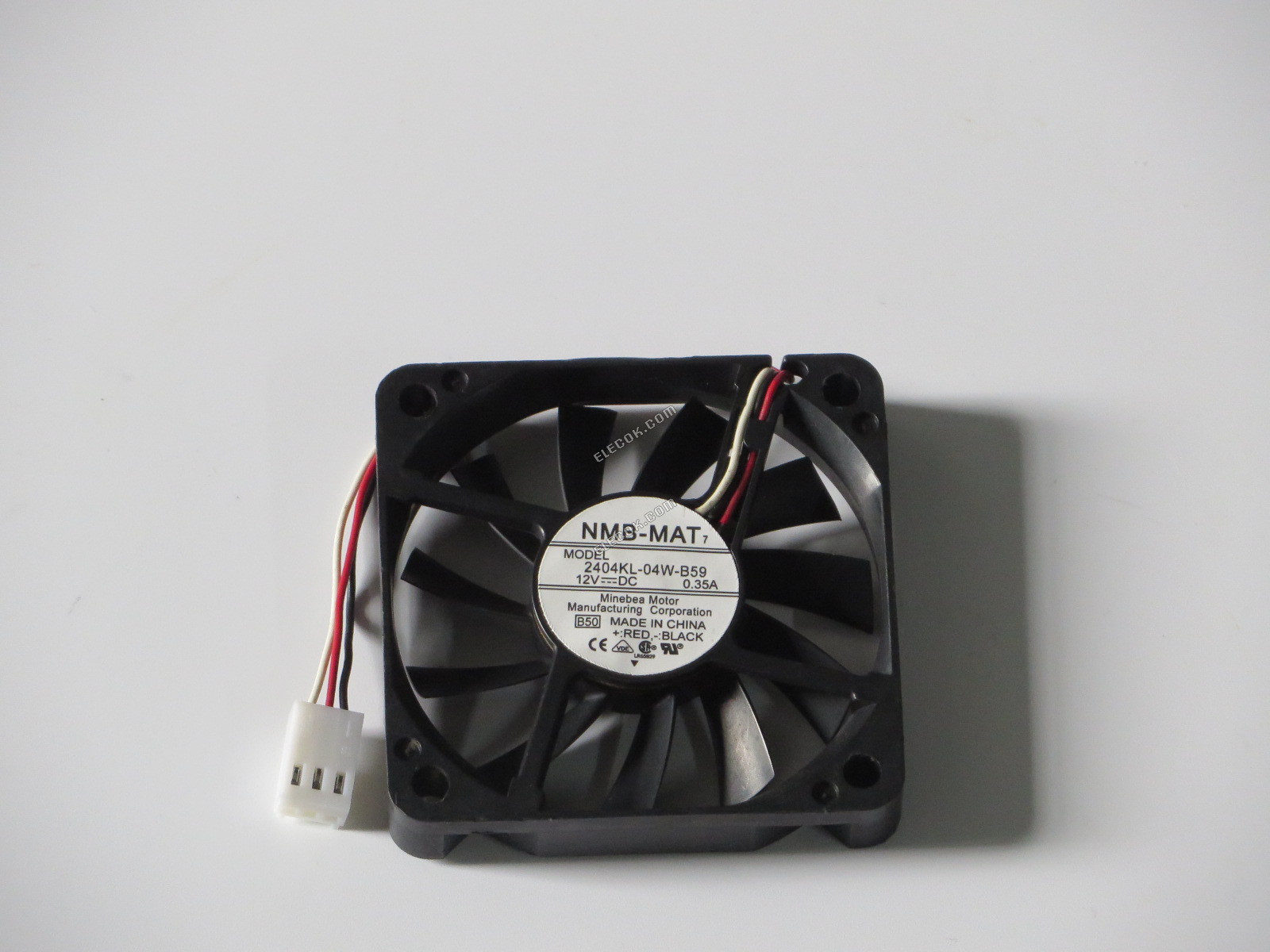 NMB 2404KL-04W-B59 12V 0.35A 3wires Cooling Fan 