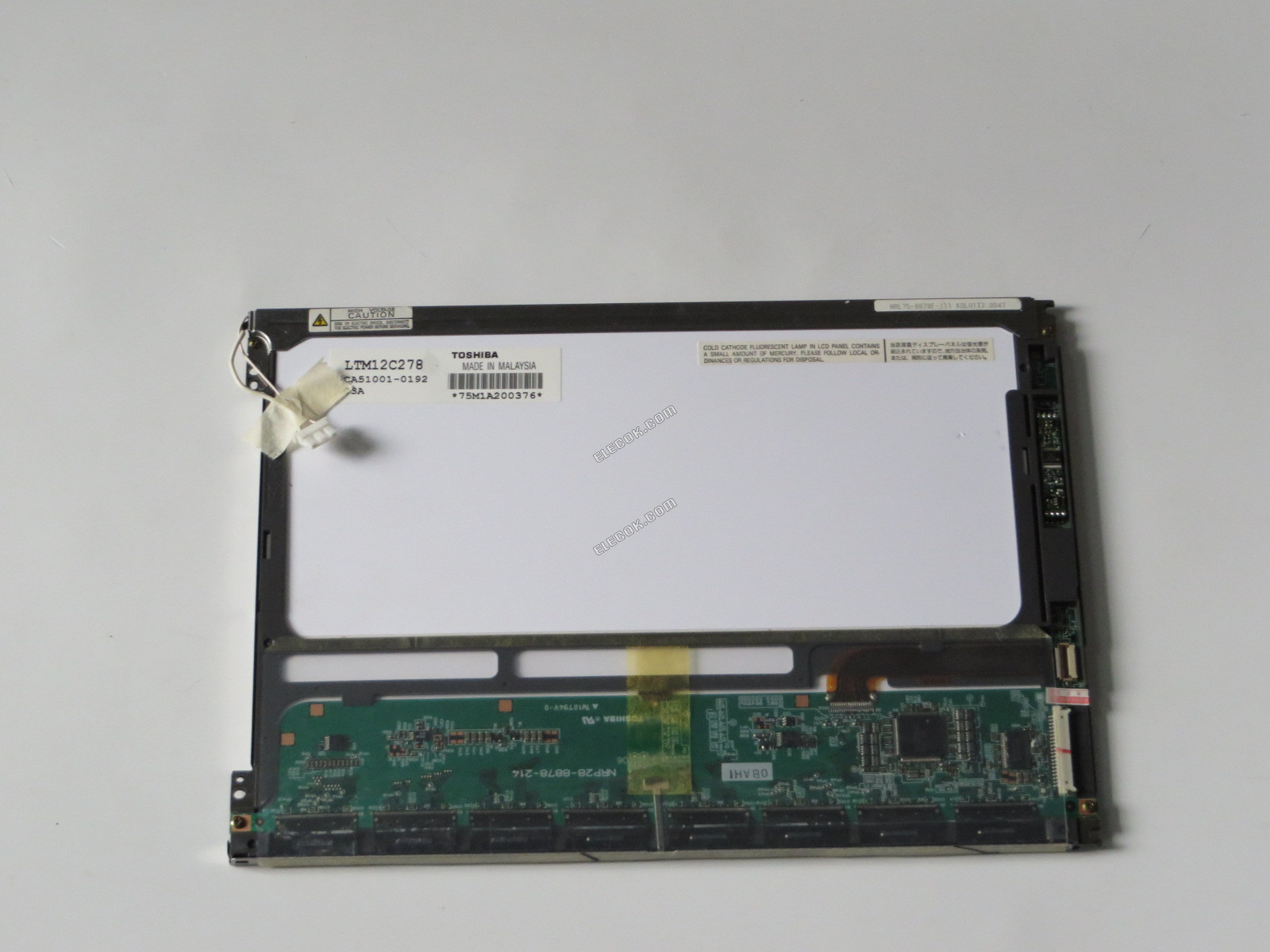 LTM12C278 TOSHIBA 12,1" a-Si TFT-LCD Panel begagnad 
